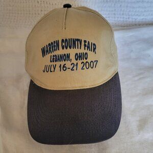 Baseball Hat Cap Warren County Fair Lebanon Ohio Raceway Snapback GREAT 2007